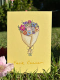 'FUCK CANCER' greeting card