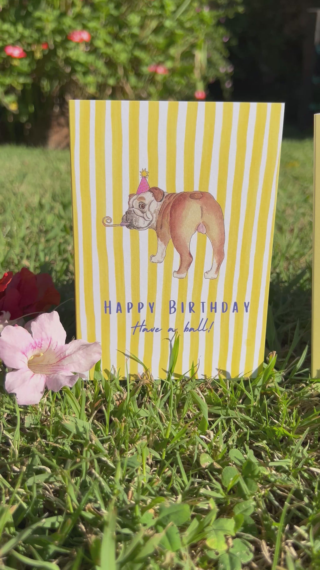 'JUST BECAUSE' punch the monkey greeting card